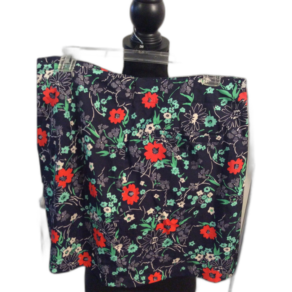 VNC Lady Hagen Size 8 Blue Floral Skort Golf Skirt Mini